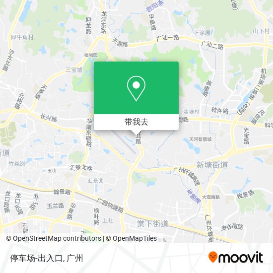 停车场-出入口地图