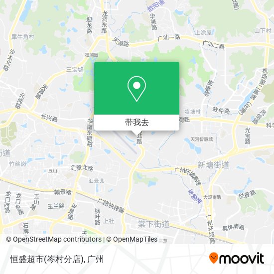 恒盛超市(岑村分店)地图