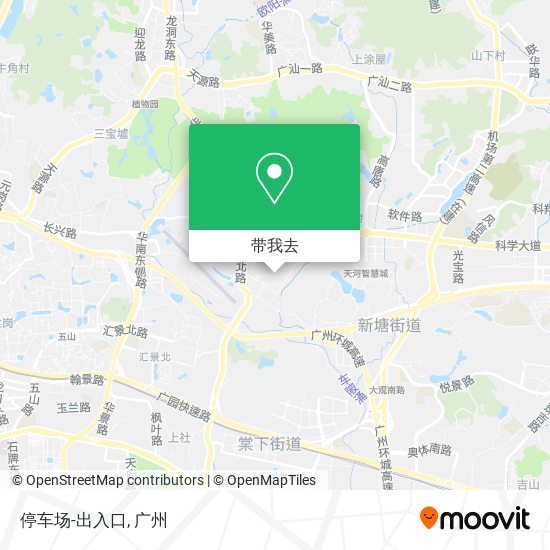 停车场-出入口地图