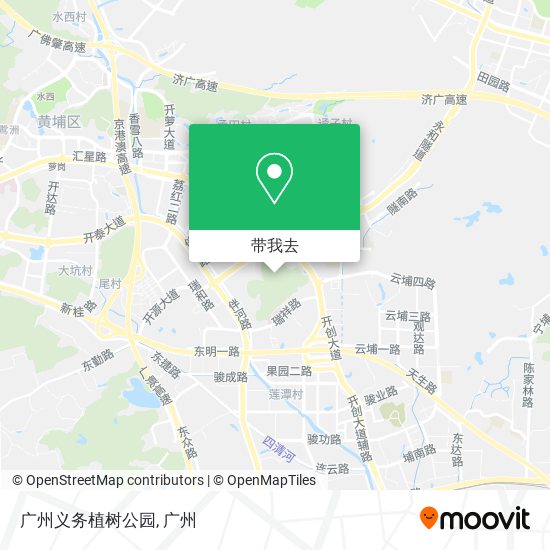 广州义务植树公园地图