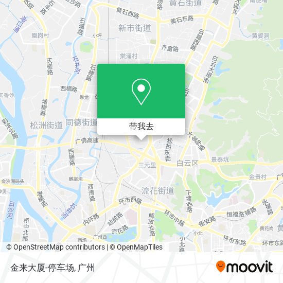 金来大厦-停车场地图