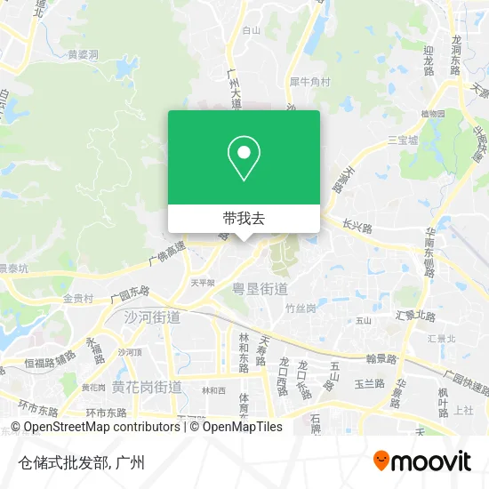 仓储式批发部地图