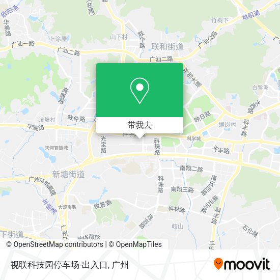 视联科技园停车场-出入口地图
