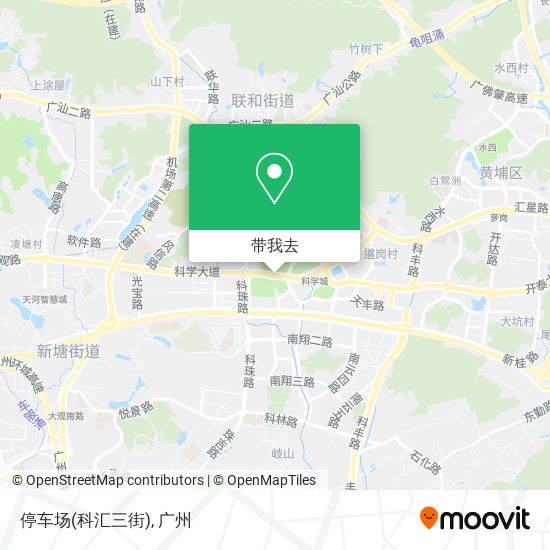 停车场(科汇三街)地图