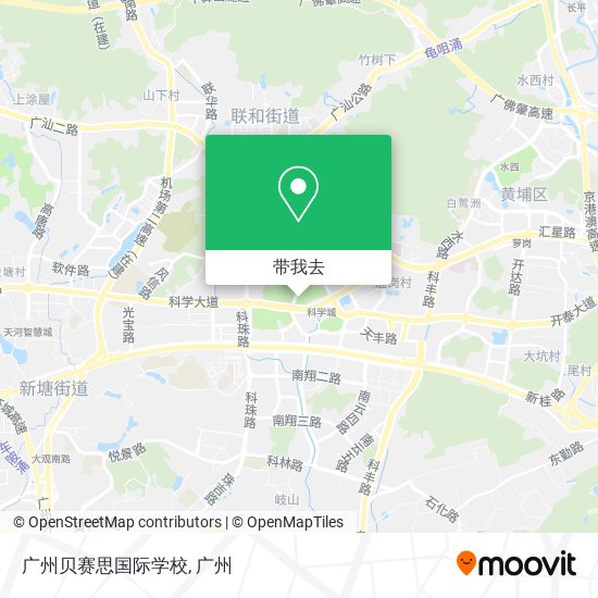 广州贝赛思国际学校地图