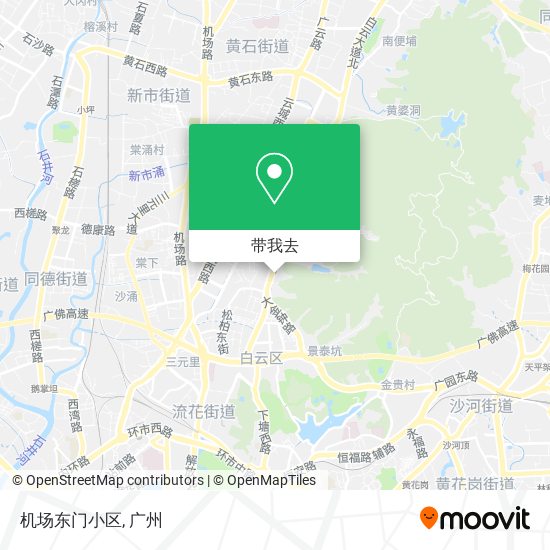机场东门小区地图