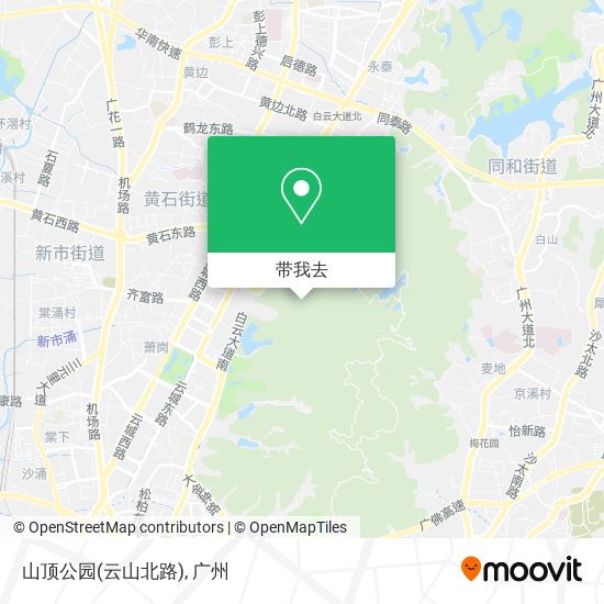 山顶公园(云山北路)地图