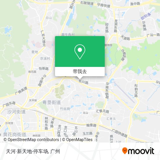 天河·新天地-停车场地图