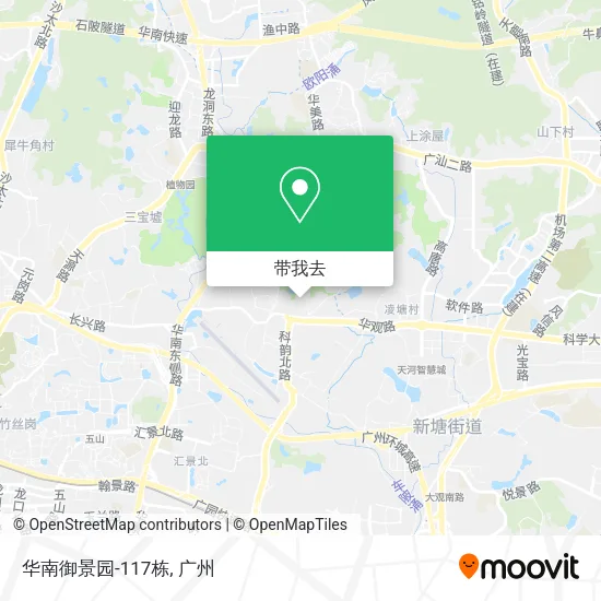 华南御景园-117栋地图