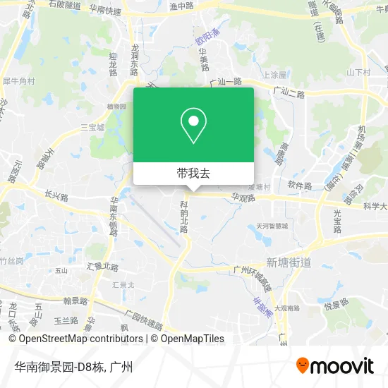 华南御景园-D8栋地图