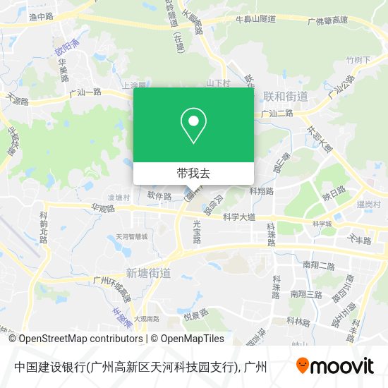 中国建设银行(广州高新区天河科技园支行)地图