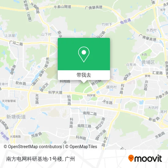 南方电网科研基地-1号楼地图