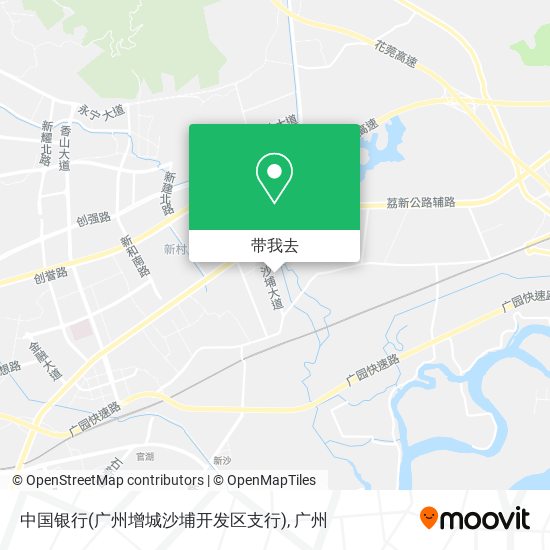 中国银行(广州增城沙埔开发区支行)地图