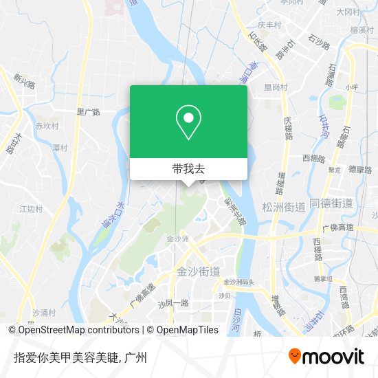 指爱你美甲美容美睫地图