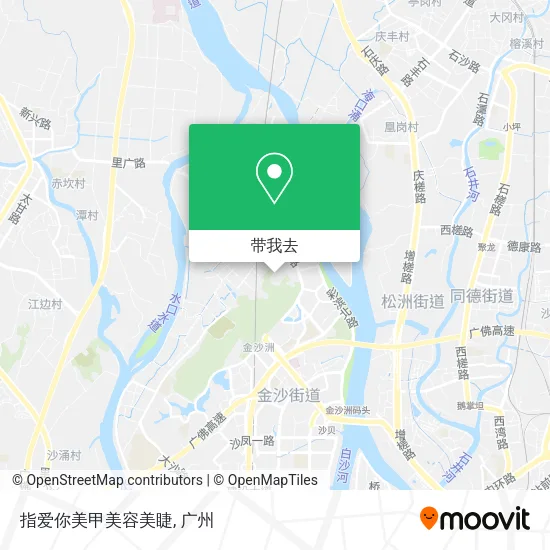 指爱你美甲美容美睫地图