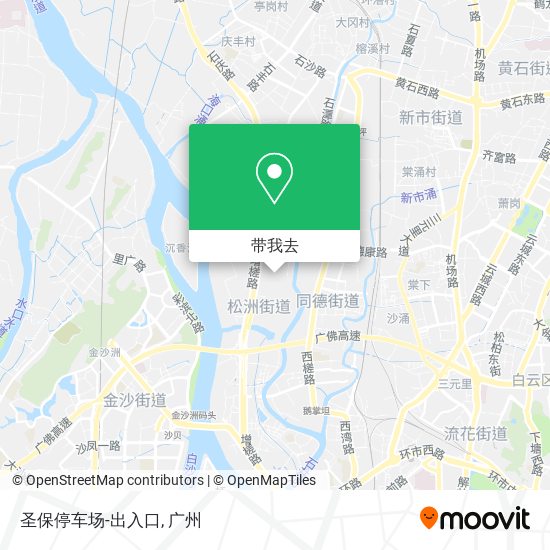 圣保停车场-出入口地图
