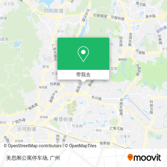 美思阁公寓停车场地图