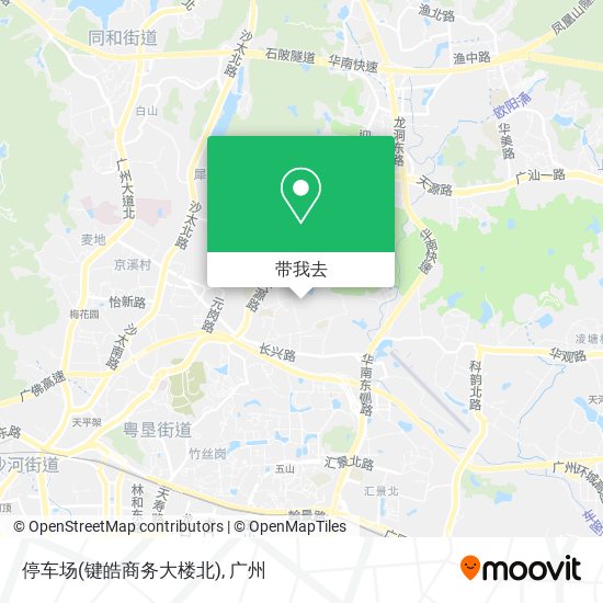 停车场(键皓商务大楼北)地图