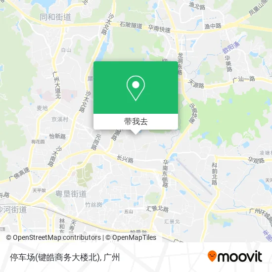 停车场(键皓商务大楼北)地图