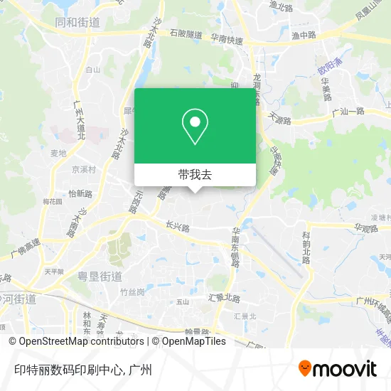 印特丽数码印刷中心地图