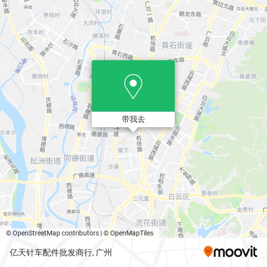 亿天针车配件批发商行地图
