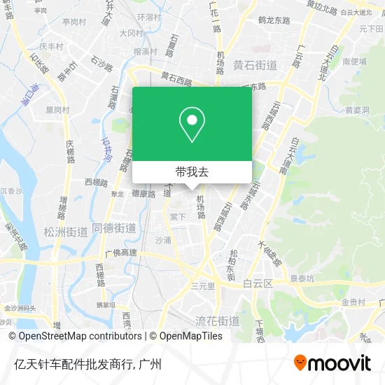 亿天针车配件批发商行地图