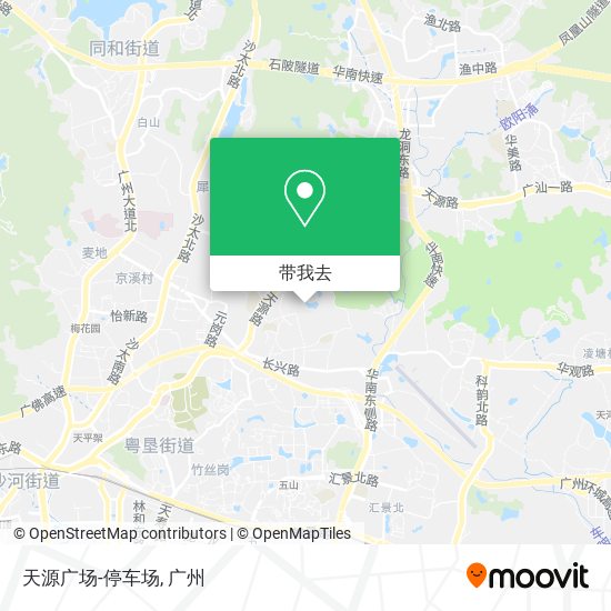 天源广场-停车场地图