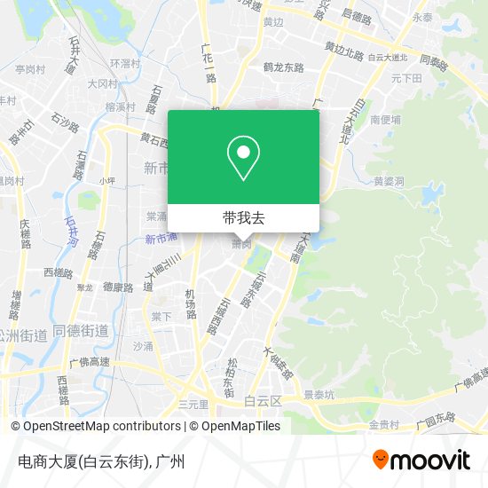 电商大厦(白云东街)地图