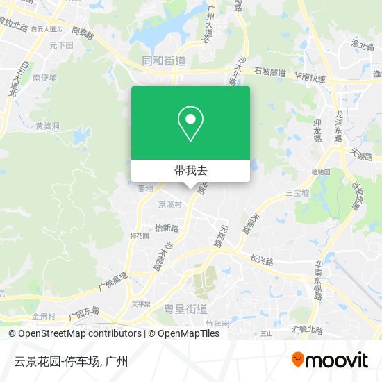 云景花园-停车场地图
