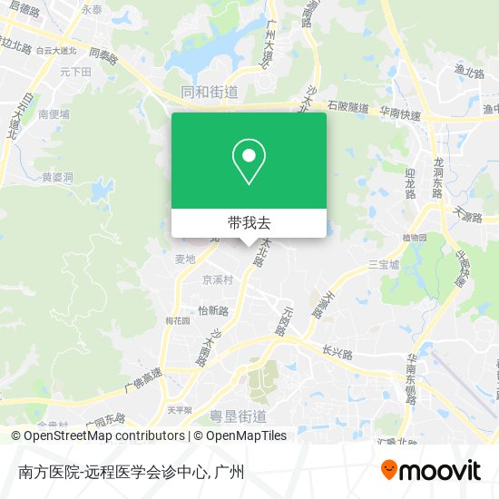 南方医院-远程医学会诊中心地图