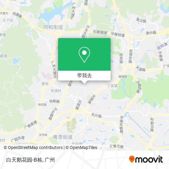 白天鹅花园-B栋地图