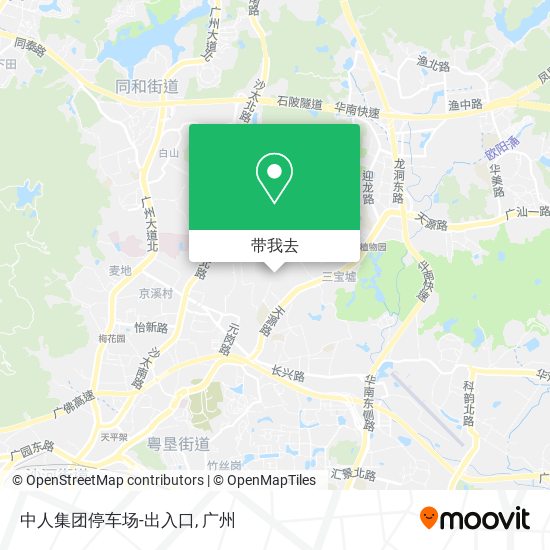 中人集团停车场-出入口地图