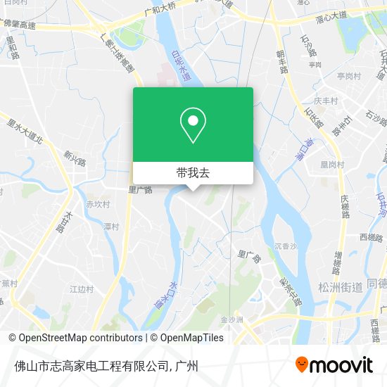 佛山市志高家电工程有限公司地图