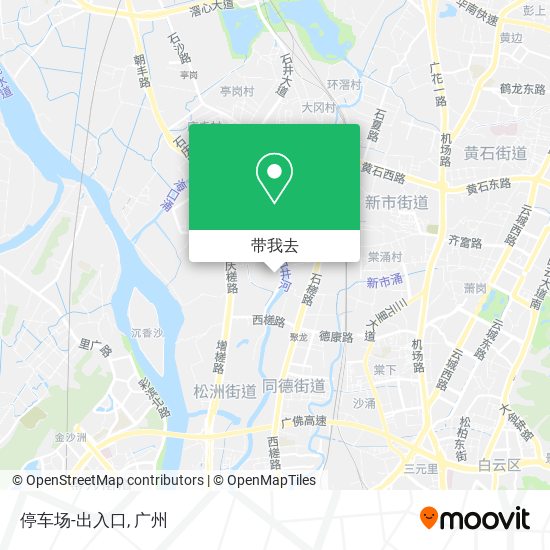停车场-出入口地图
