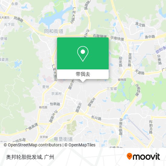奥邦轮胎批发城地图