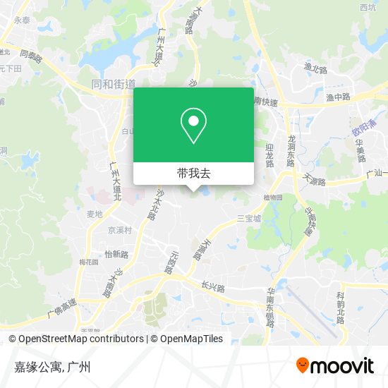 嘉缘公寓地图