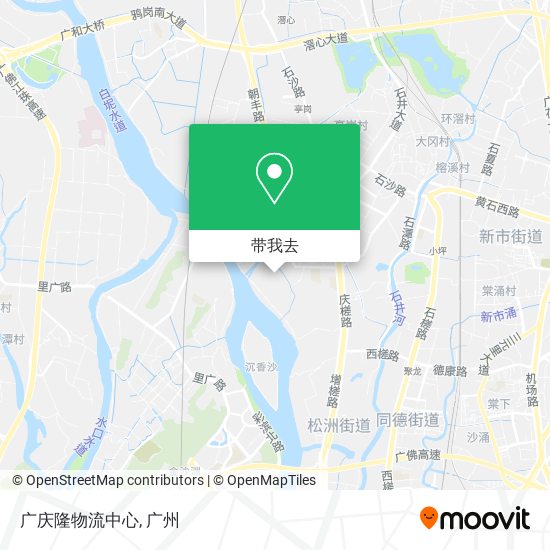 广庆隆物流中心地图