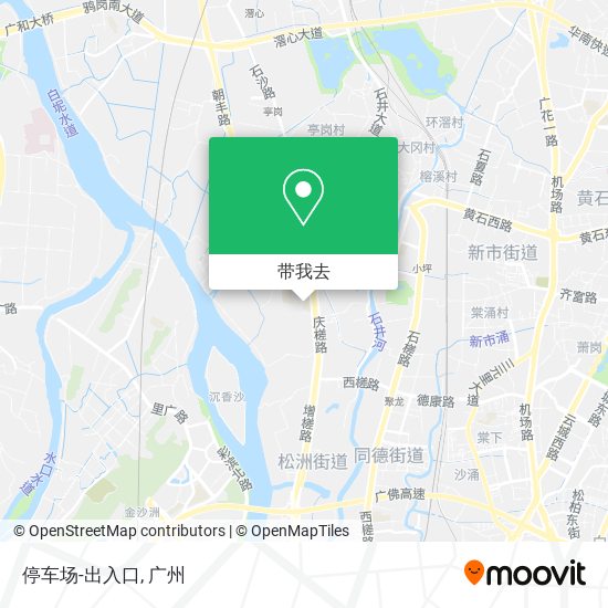停车场-出入口地图