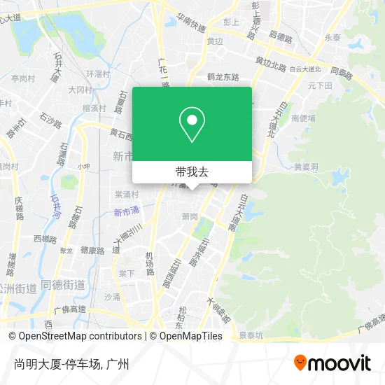 尚明大厦-停车场地图