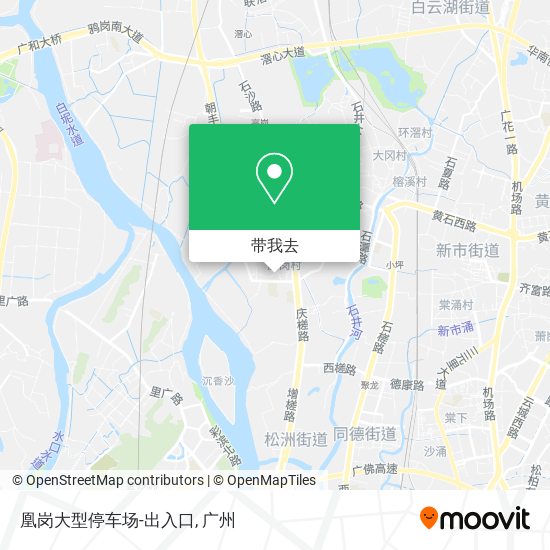 凰岗大型停车场-出入口地图