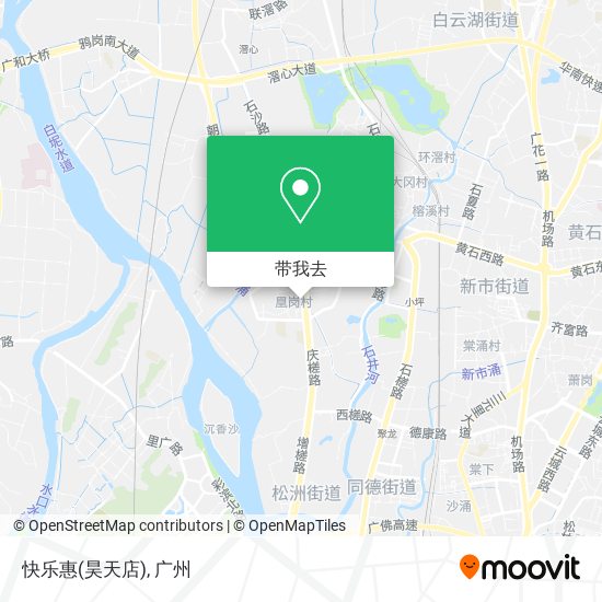 快乐惠(昊天店)地图
