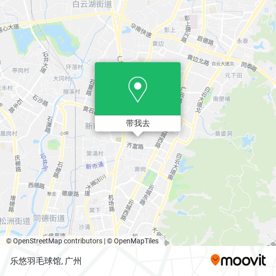 乐悠羽毛球馆地图