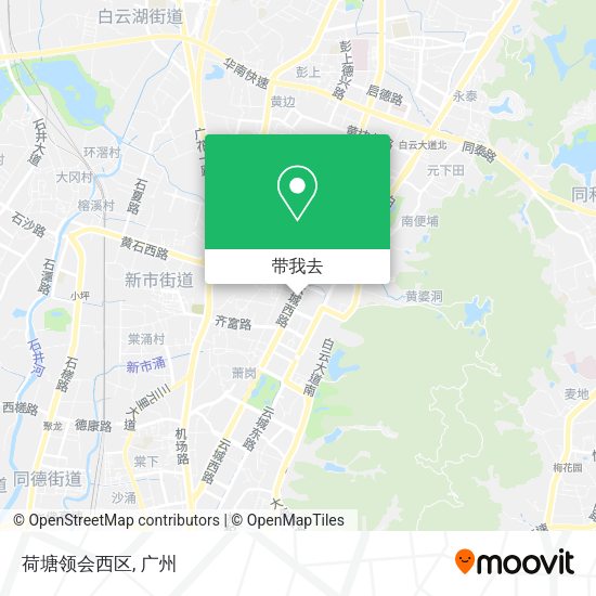 荷塘领会西区地图