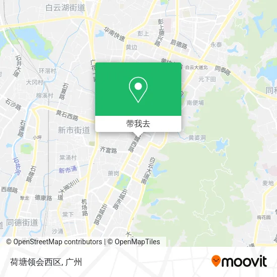 荷塘领会西区地图