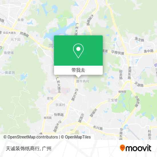 天诚装饰纸商行地图