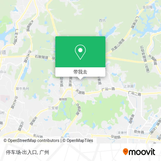 停车场-出入口地图