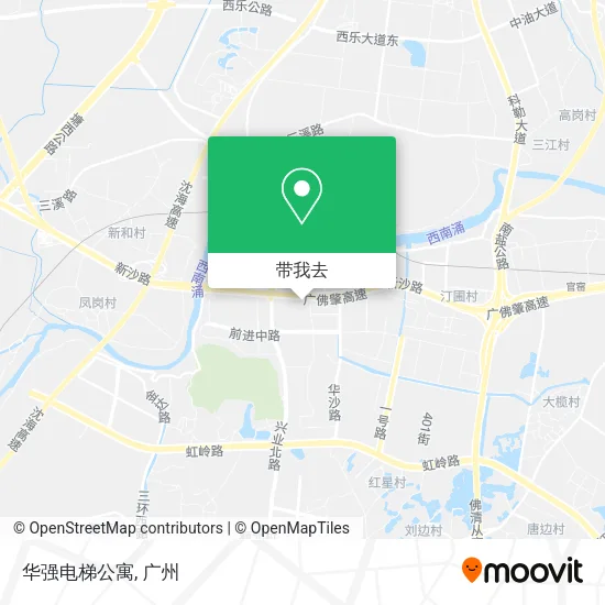 华强电梯公寓地图