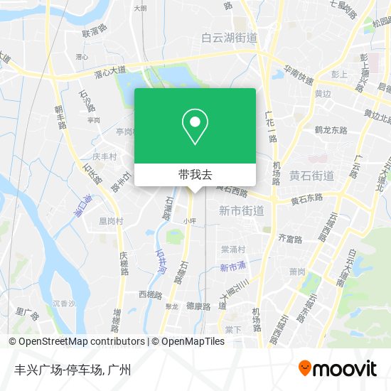 丰兴广场-停车场地图