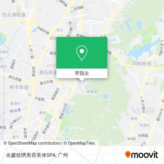 名媛纹绣美容美体SPA地图