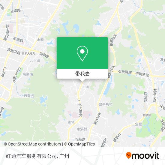 红迪汽车服务有限公司地图